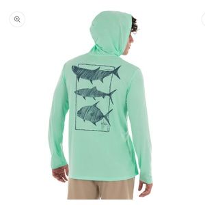 Guy Harvey keys slam performance hoodie